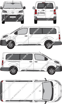 Toyota Proace Electric Verso microbús, actual (desde 2024) (Toyo_458)