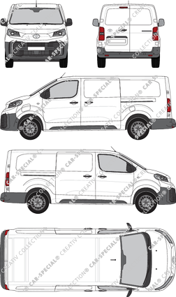 Toyota Proace Electric fourgon, actuel (depuis 2024) (Toyo_467)