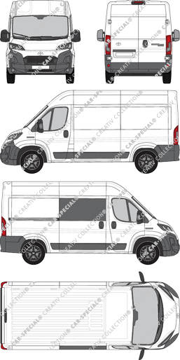 Toyoa Proace Max van/transporter, current (since 2024) (Toyo_526)