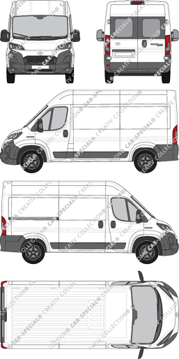 Toyoa Proace Max van/transporter, current (since 2024) (Toyo_528)