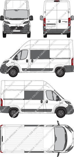 Toyoa Proace Max van/transporter, current (since 2024) (Toyo_534)