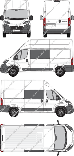 Toyoa Proace Max van/transporter, current (since 2024) (Toyo_535)