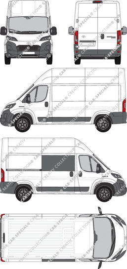 Toyoa Proace Max van/transporter, current (since 2024) (Toyo_536)