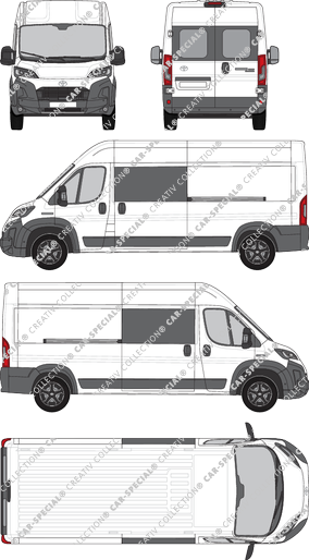 Toyoa Proace Max van/transporter, current (since 2024) (Toyo_543)