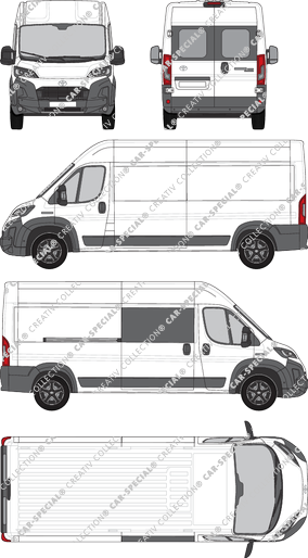 Toyoa Proace Max van/transporter, current (since 2024) (Toyo_545)