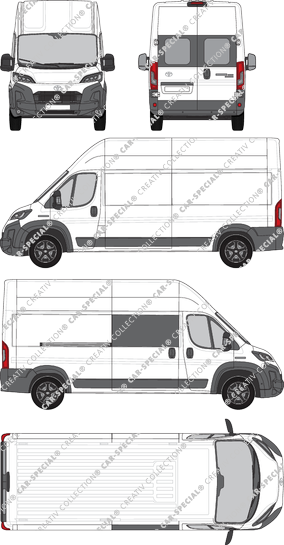 Toyoa Proace Max van/transporter, current (since 2024) (Toyo_555)