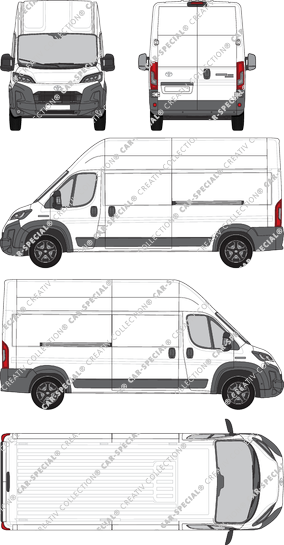 Toyoa Proace Max van/transporter, current (since 2024) (Toyo_561)