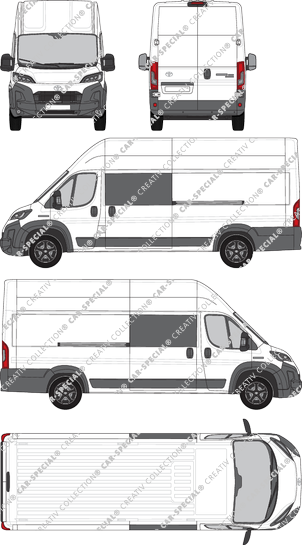Toyoa Proace Max van/transporter, current (since 2024) (Toyo_578)