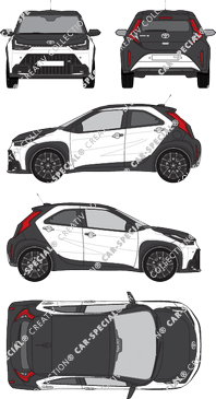 Toyota Aygo Kombilimousine, aktuell (seit 2025) (Toyo_617)