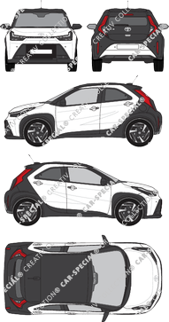 Toyota Aygo Kombilimousine, aktuell (seit 2025) (Toyo_619)