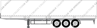 Euro Cooler Flatbed semi-trailer, type SN 24P 100