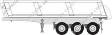 Dreiachs-Kippsattelauflieger SKI 24 ST
