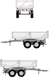 Schmitz Cargobull Zentralachskippanhänger ZKI 18 P, Zentralachskippanhänger, ZKI 18 P