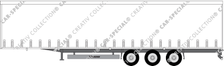 Profi Liner 3-axle box semi-trailer, SDP 27eLB2-CS