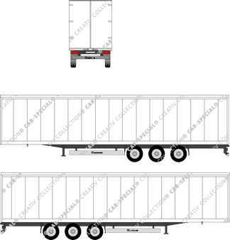 Krone Fresh Liner Semirremolque (Trai_021)