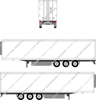 Krone Cool Liner Semi-trailer (Trai_023)