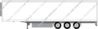 Cool Liner Double-decker, 3-axle box semi-trailer, SDR 27 eL2-DS