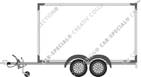 Serie 5000 HK tandem box, low loader