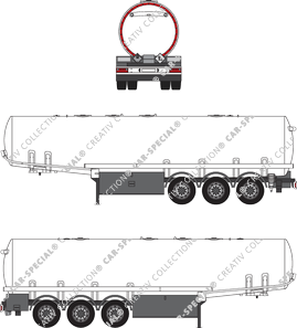 Schwarzmüller Alu-Tanksattelanhänger Semi-trailer (Trai_061)