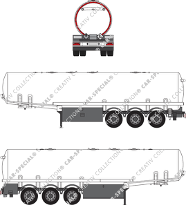 Schwarzmüller Alu-Tanksattelanhänger Semi-remorque (Trai_061)