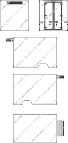 Lecapitaine Kühlkofferaufbau box body (Trai_069)