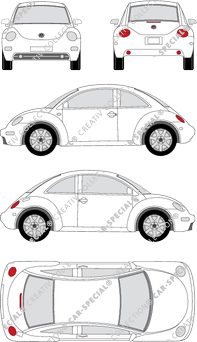 Volkswagen Beetle, 1997–2005 (VW_001)