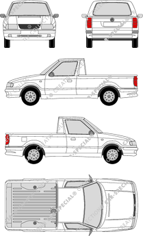 Volkswagen Caddy, 1997–2000 (VW_009)