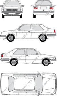 Volkswagen Jetta, 1984–1992 (VW_020)