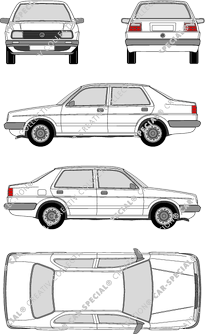 Volkswagen Jetta, berlina, 4 Doors (1984)