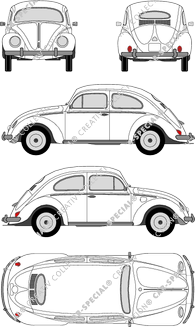Volkswagen Käfer, 1955–1961 (VW_022)