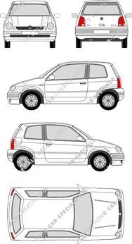 Volkswagen Lupo, Kombilimousine, 3 Doors (1998)