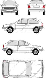 Volkswagen Polo Coupé, 1982–1990 (VW_032)