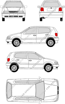 Volkswagen Polo Hayon, 1994–1999 (VW_034)
