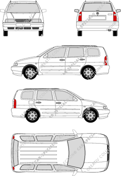 Volkswagen Polo Variant break, 1997–2001 (VW_036)