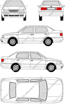 Volkswagen Vento, berlina, 4 Doors (1995)