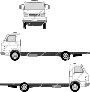 Volkswagen L80 Telaio per sovrastrutture, 1995–2000 (VW_043)