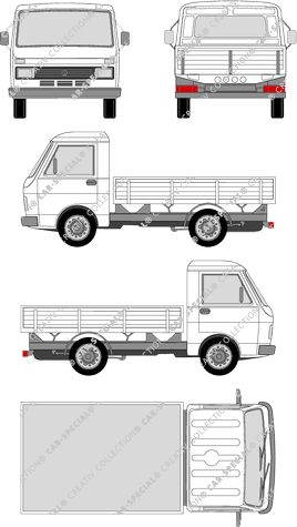 Volkswagen LT pianale, 1975–1996 (VW_051)