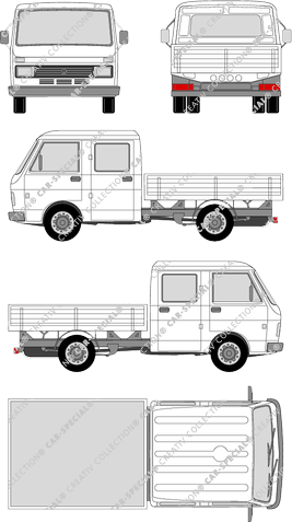 Volkswagen LT pianale, 1975–1996 (VW_058)