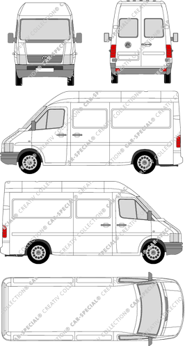 Volkswagen LT fourgon, 1996–2006 (VW_065)