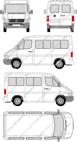 Volkswagen LT 35, microbús (1996)