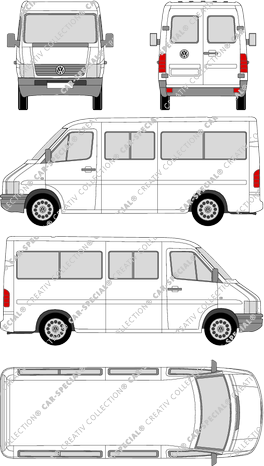 Volkswagen LT 35, minibus (1996)