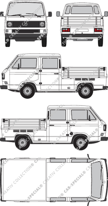 Volkswagen Transporter catre, 1979–1992 (VW_081)