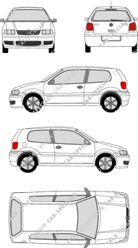 Volkswagen Polo, 1999–2001 (VW_093)