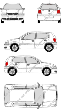 Volkswagen Polo, 1999–2001 (VW_094)