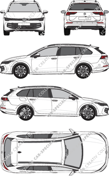 Volkswagen Golf Variant Kombi, aktuell (seit 2024) (VW_1020)
