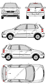 Volkswagen Polo Kombilimousine, 2001–2003 (VW_103)