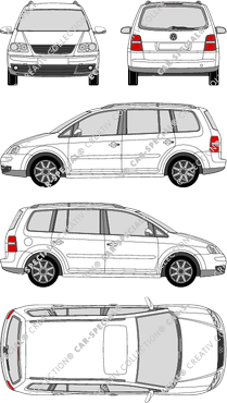 Volkswagen Touran, combi, 5 Doors (2003)