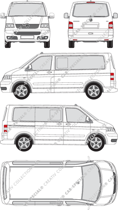 Volkswagen Transporter Kleinbus, 2003–2009 (VW_114)