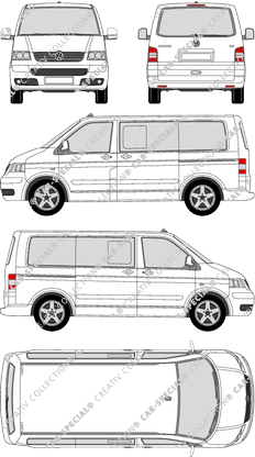 Volkswagen Transporter Kleinbus, 2003–2009 (VW_115)