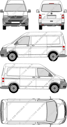 Volkswagen Transporter, 2003–2009 (VW_123)